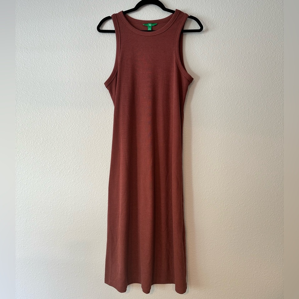 Dip Maxi Cami Racerback Maxi Dress, Size Large